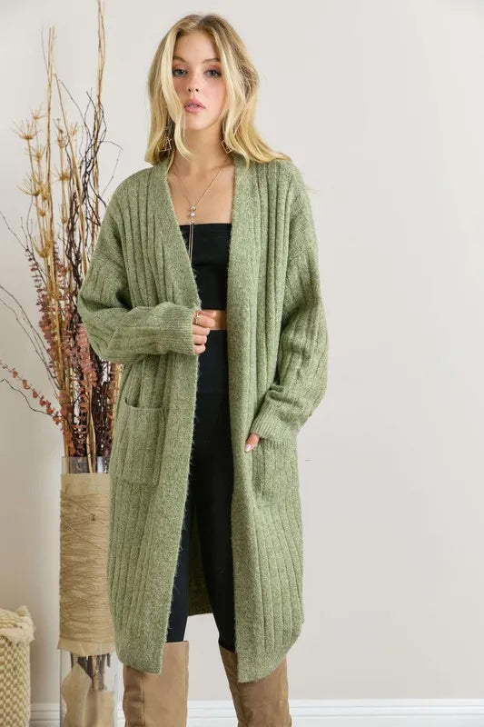 ADORA Super Soft Rib Knit Cardigan