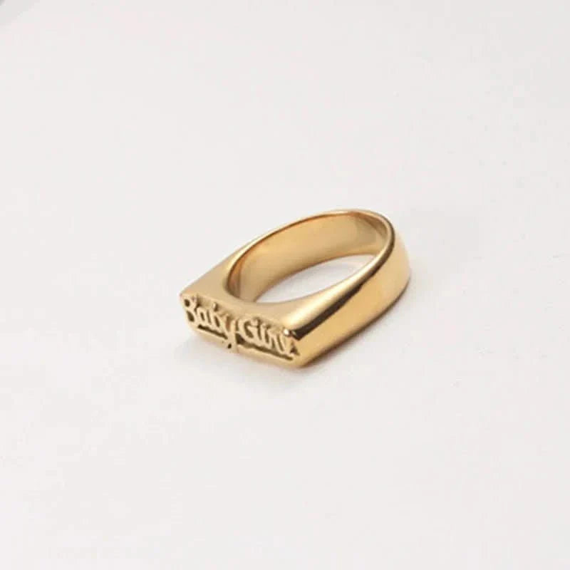 BabyGirl Signet Ring