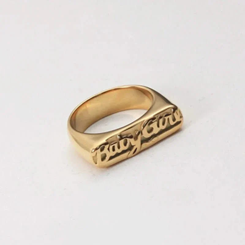 BabyGirl Signet Ring