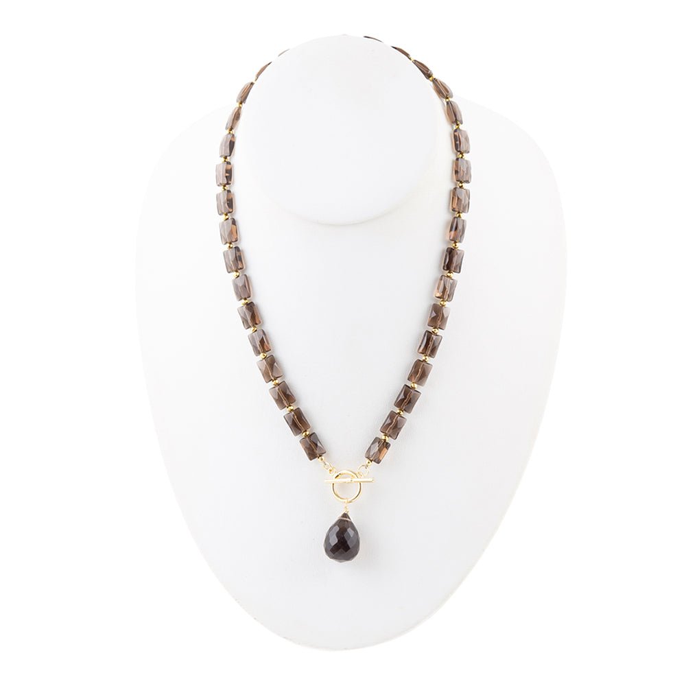 Baron Smoky Quartz Charm Necklace