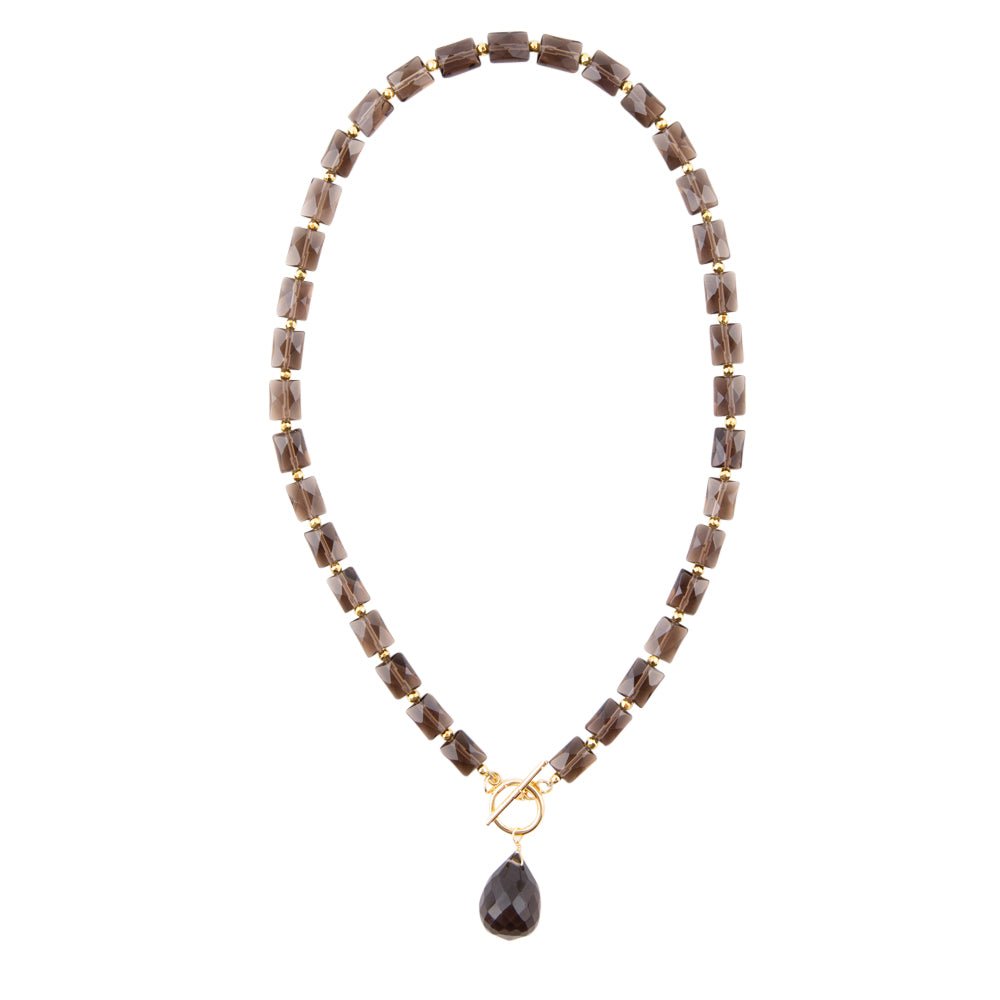 Baron Smoky Quartz Charm Necklace