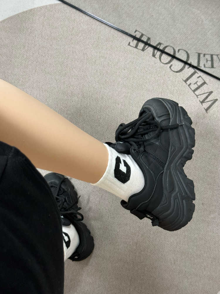 8cm Raise The Bottom Dad Shoes Women's Breathable Net Cloth Casual Shoes