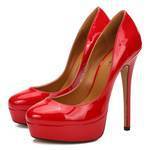 Anti-string Crossbody Plus Size Women's Low-cut High Heel Pumps