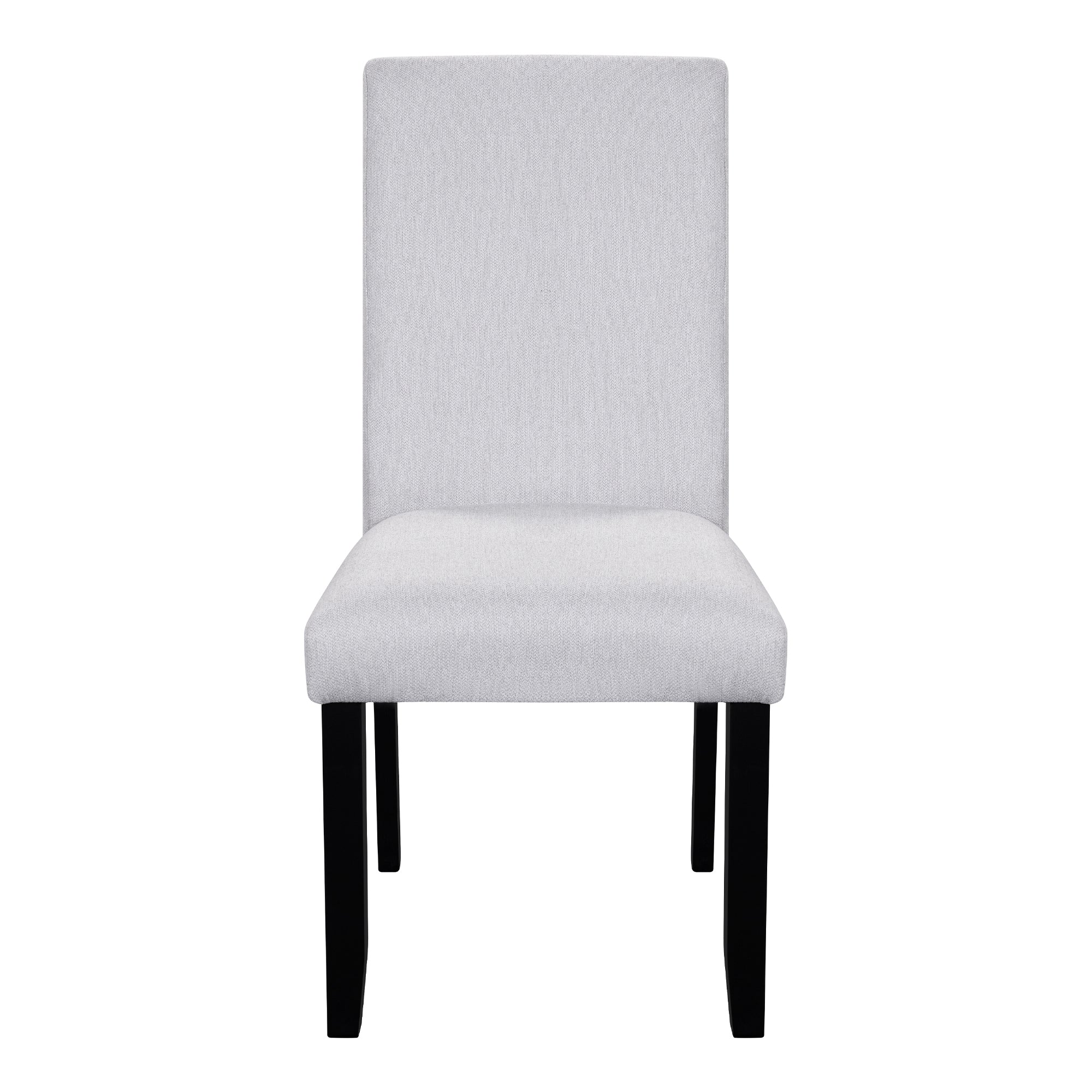 5-Piece Round Dining Table set, 43-Inch Modern Dining Table and 4 Upholstered Chairs for Dining Room, Kitchen Room, Living Room, Easy Assembly