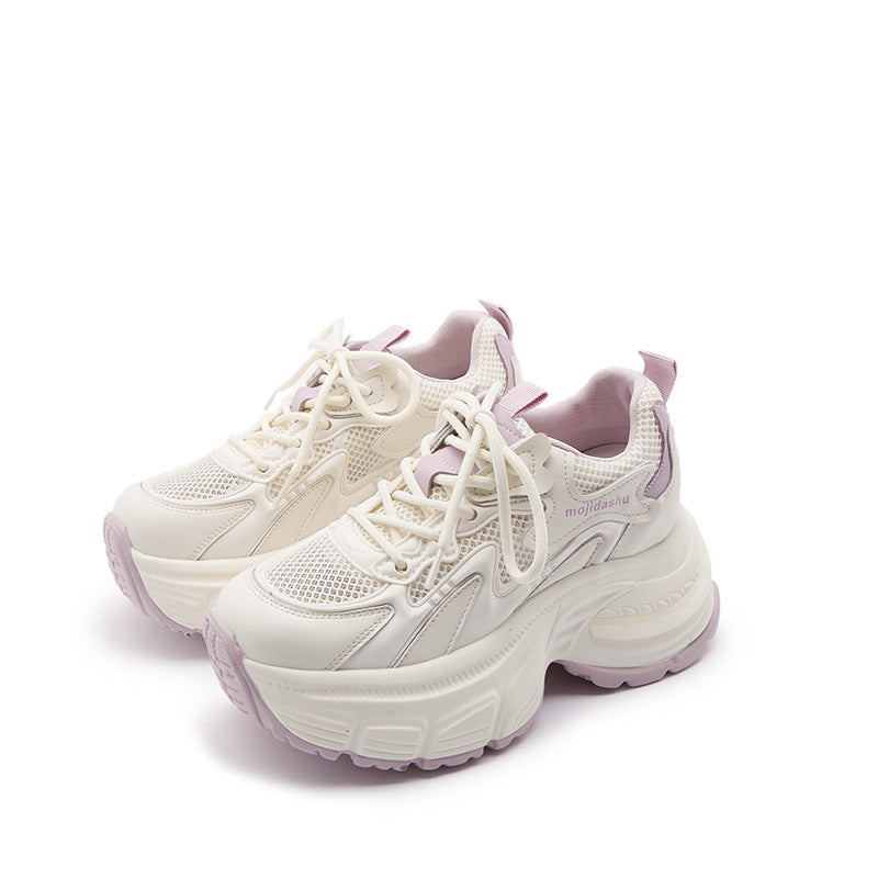 7CM Good-looking Invisible Height Increasing Dad Shoes Female