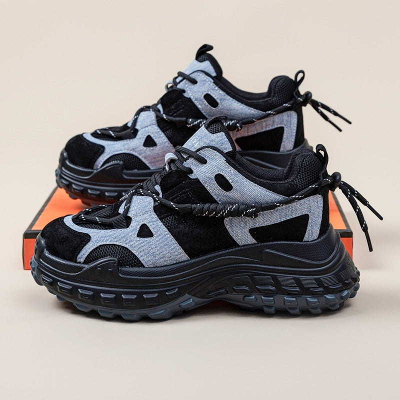 Autumn New Resin Sole Height Increasing Casual Sneaker Women