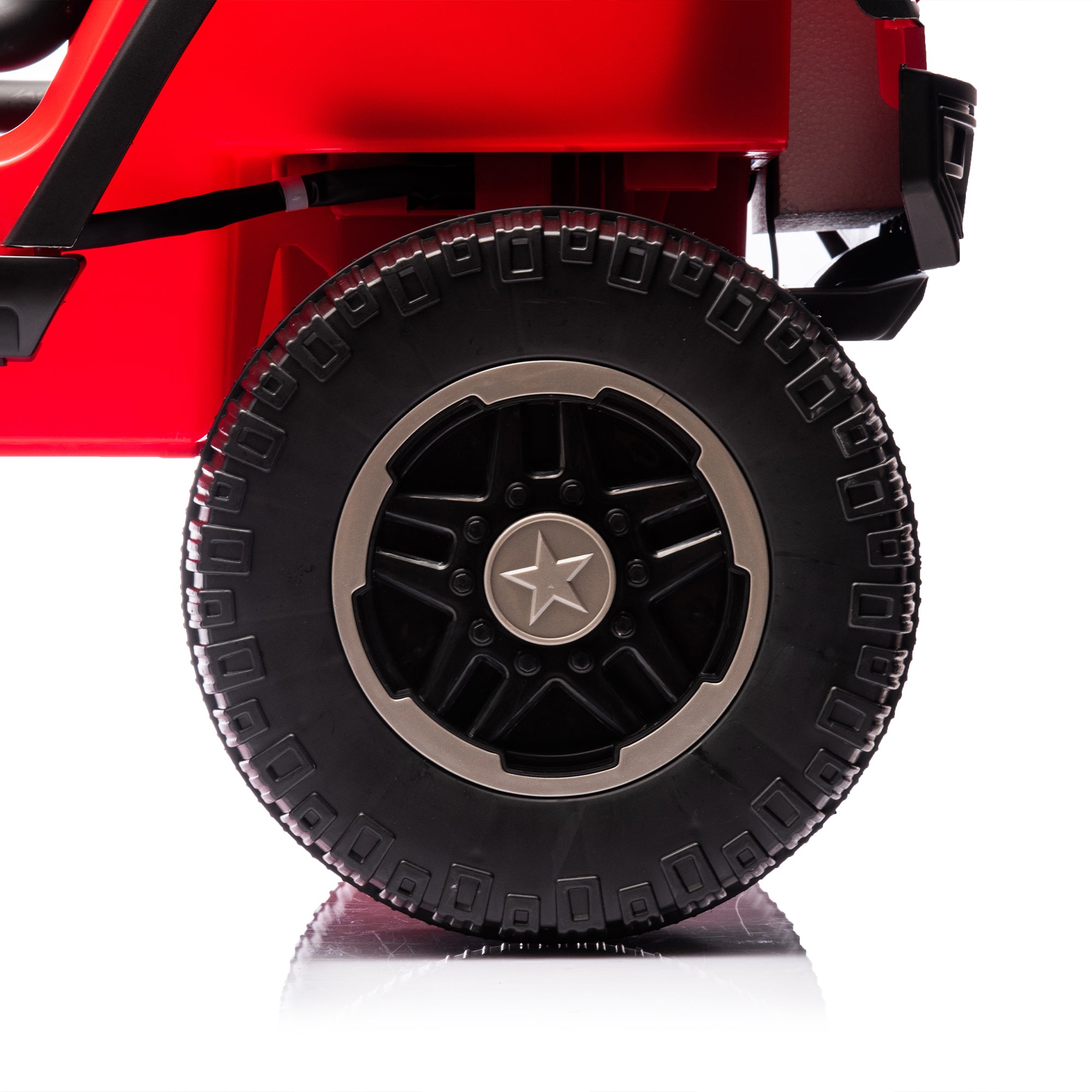 24V Two-Seater Kids Ride On Truck Car W/Parents Control,200w*2,Seat width 20.28in,Four-wheel Suspension,LED Lights,Music,MP3,Bluetooth,Two independent seat belts,Suitable for off-road For Kids Aged 3+