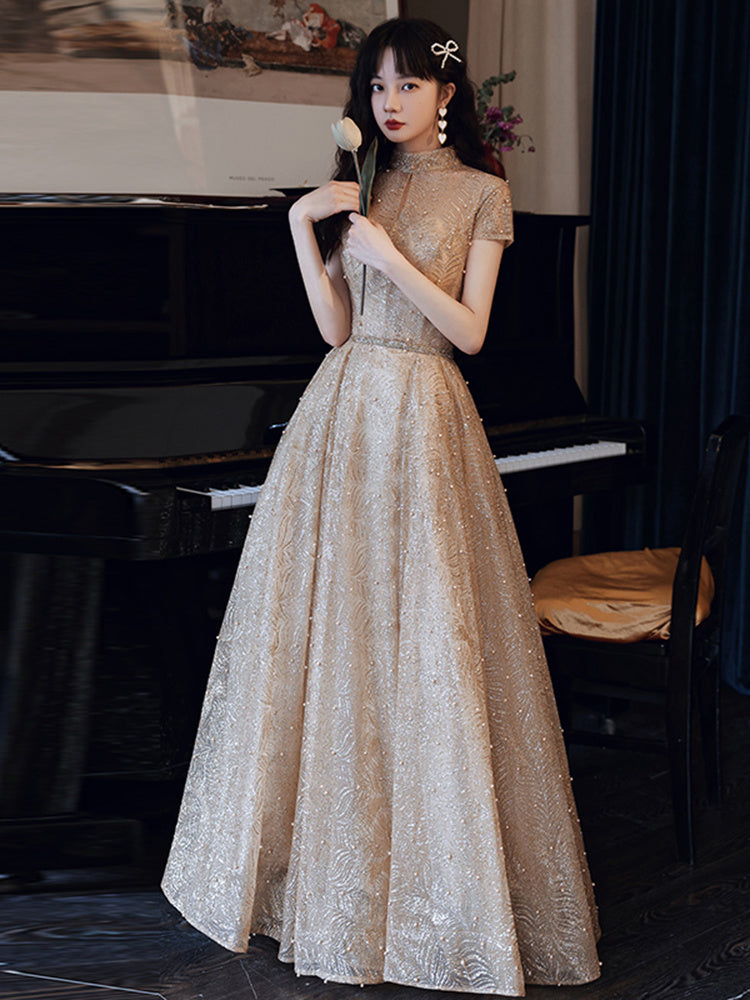 Banquet Temperament Hosting Dress Women's Evening Dress