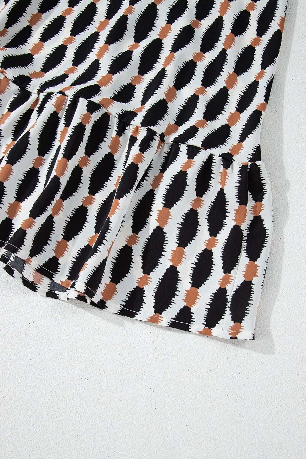 Apricot Plus Size V-Neck Mini Dress by Love Salve