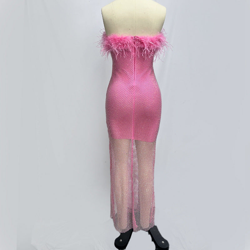 Bandage One-piece Dress Evening Dress