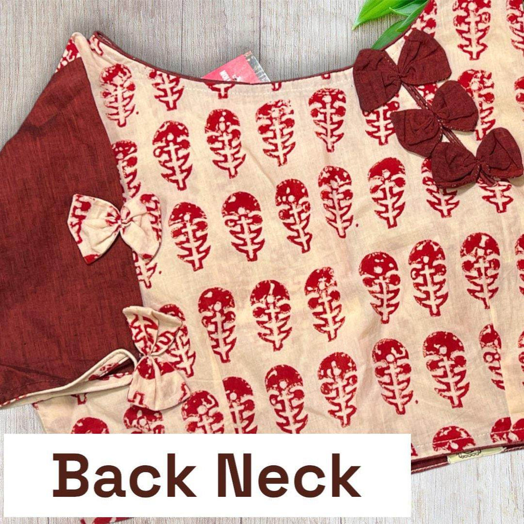 6034 Pen Kalamkari blouses | cotton kalamkari blouse