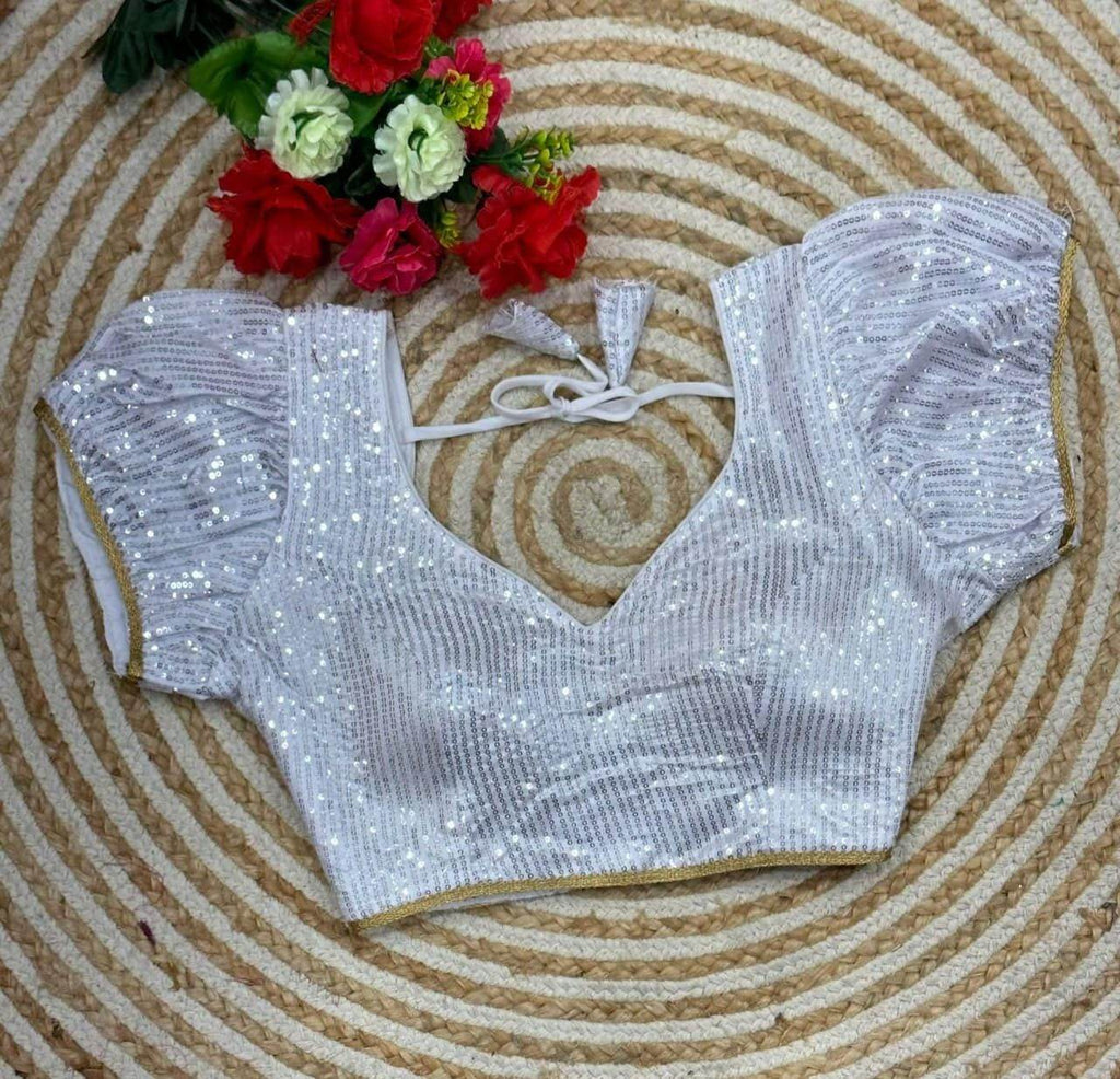 3306 sequin blouses | readymade blouse for saree