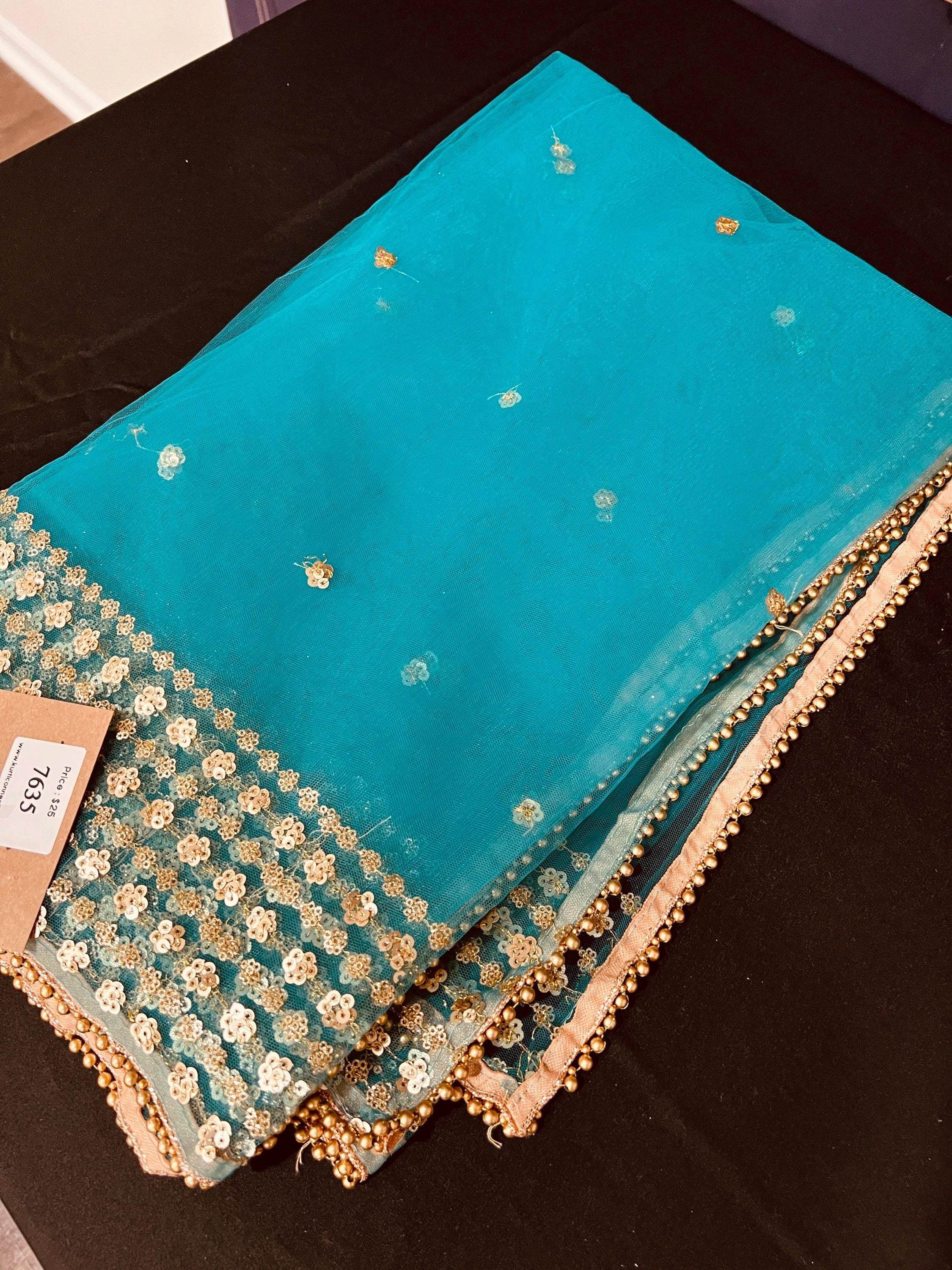 7635 Party wear dupatta