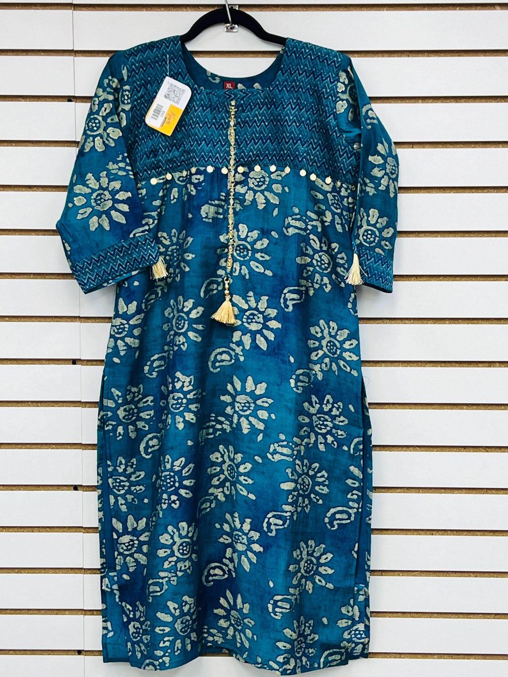 Batik print kurti set | Modal silk salwar suit