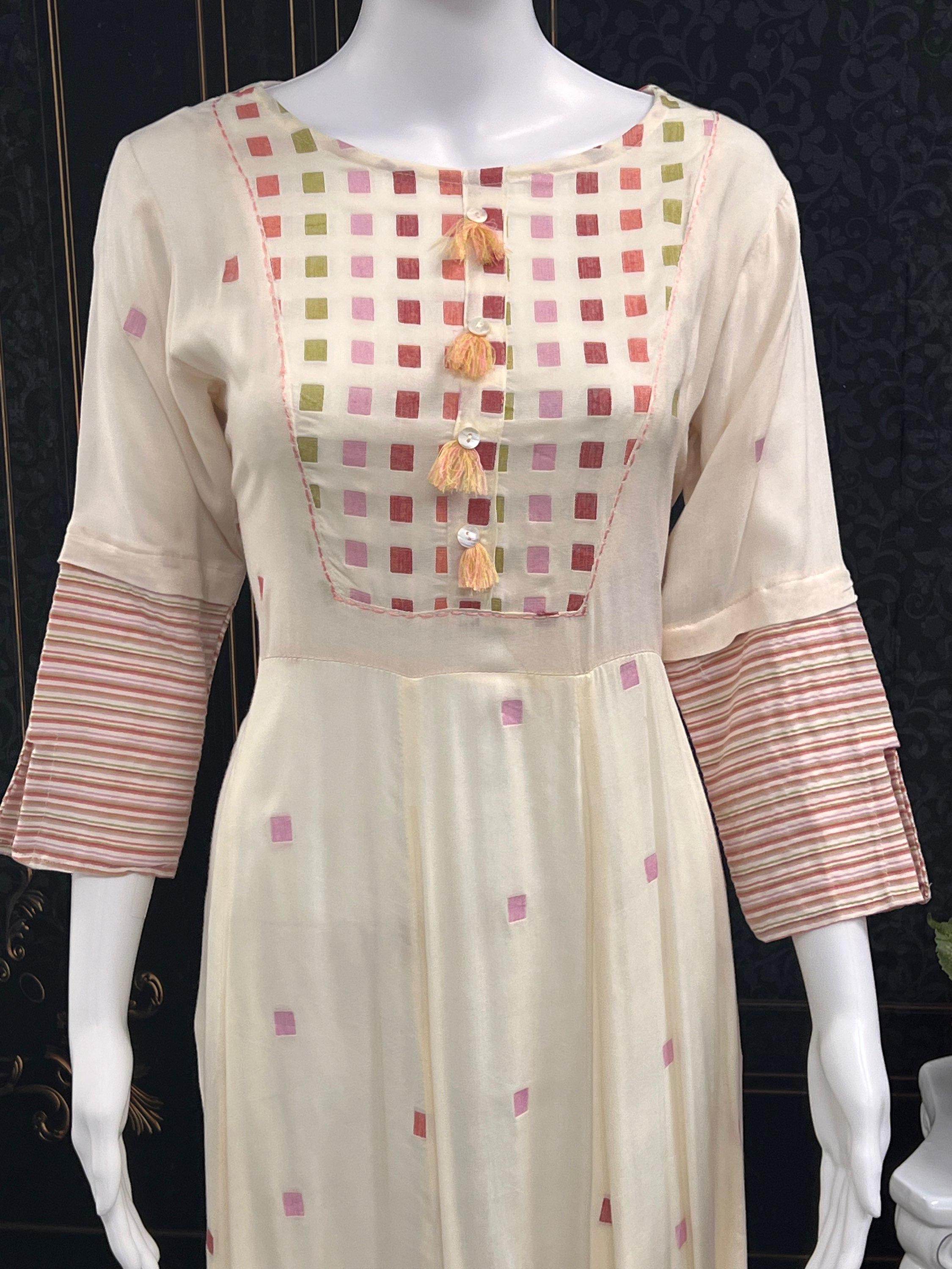 Anarkali style kurti