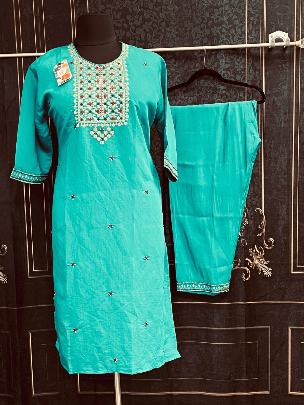 1216 plus size kurti set