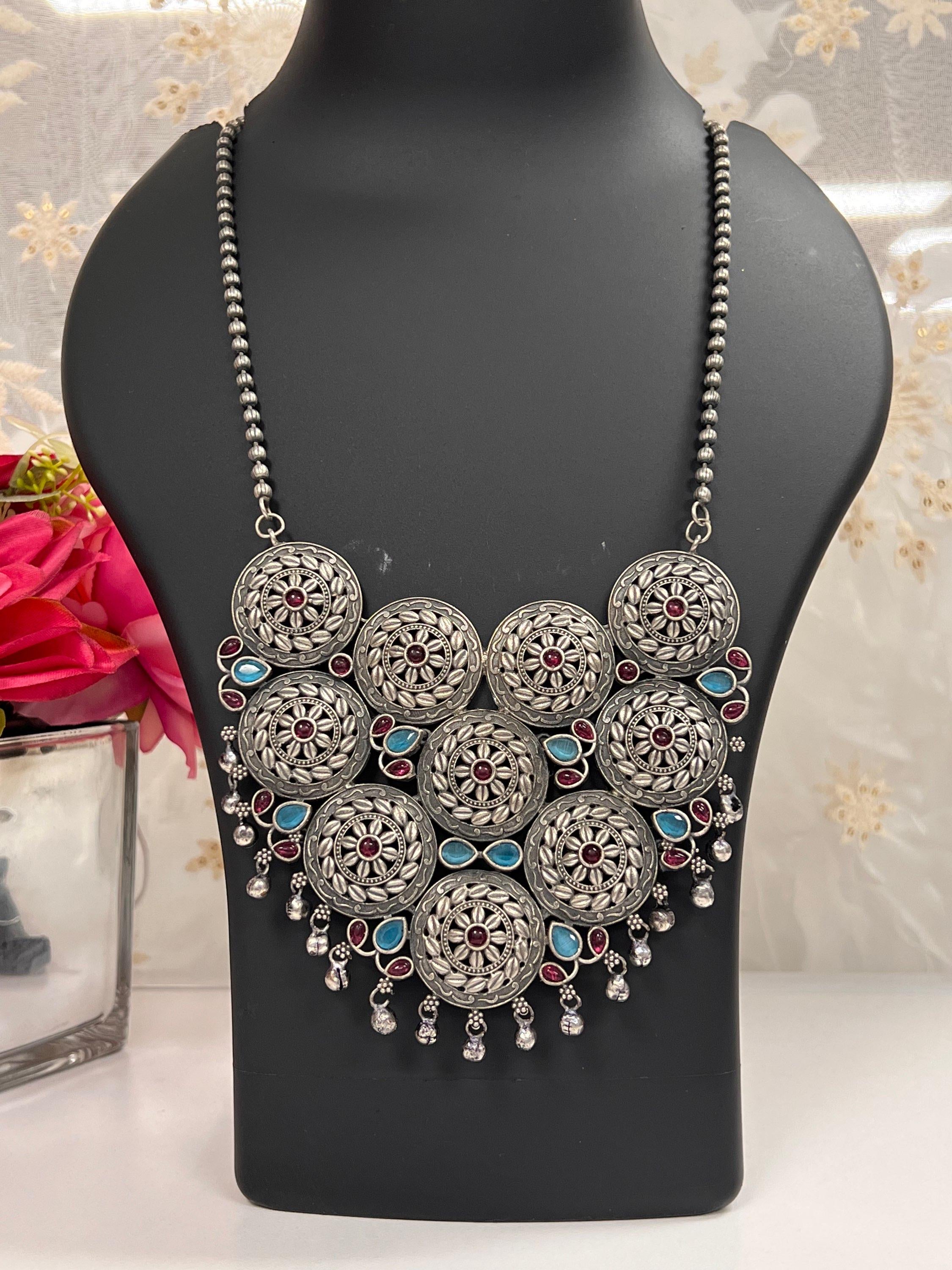 Banjara necklace  | oxidized silver jewelry