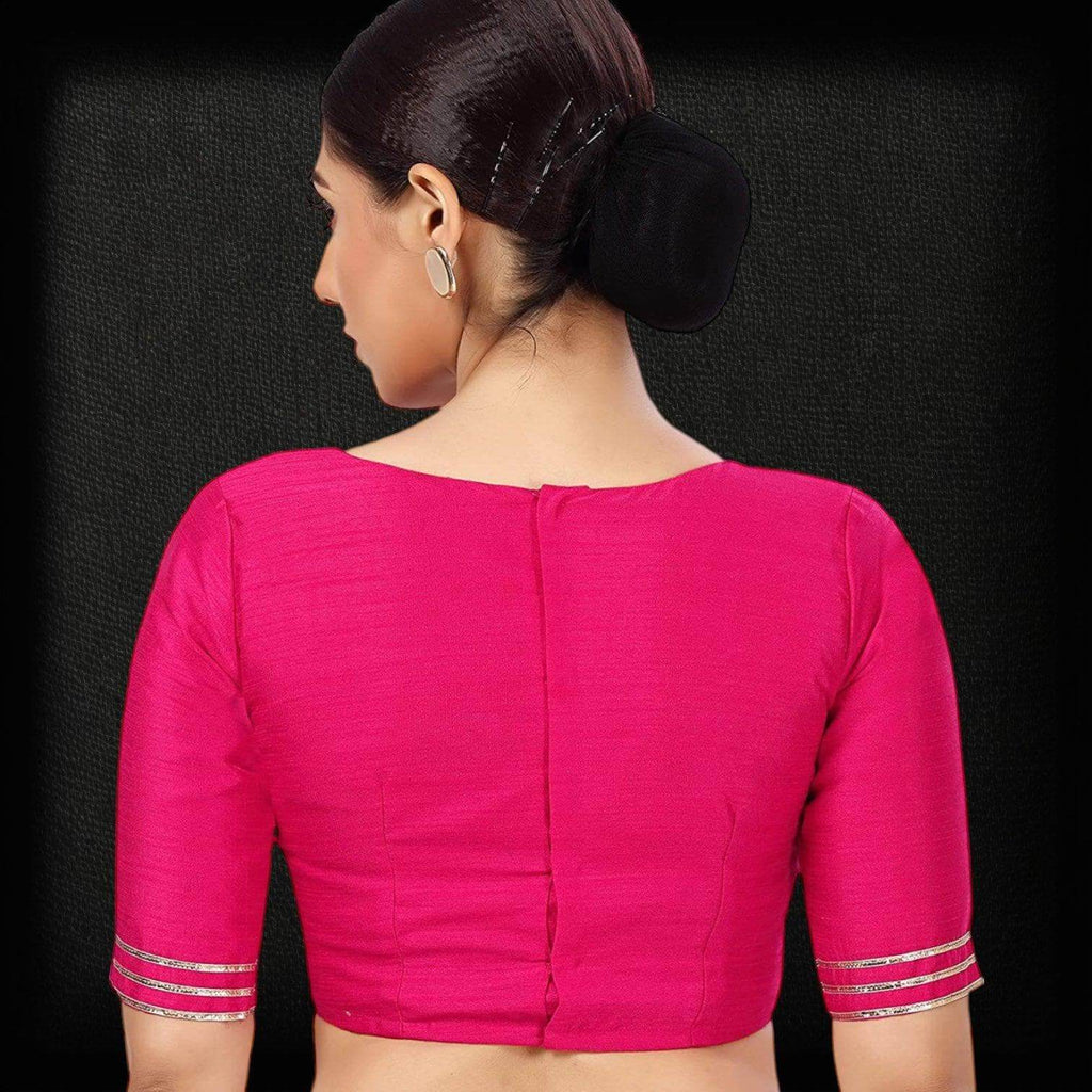 2879 Raw silk blouse | readymade blouse for saree