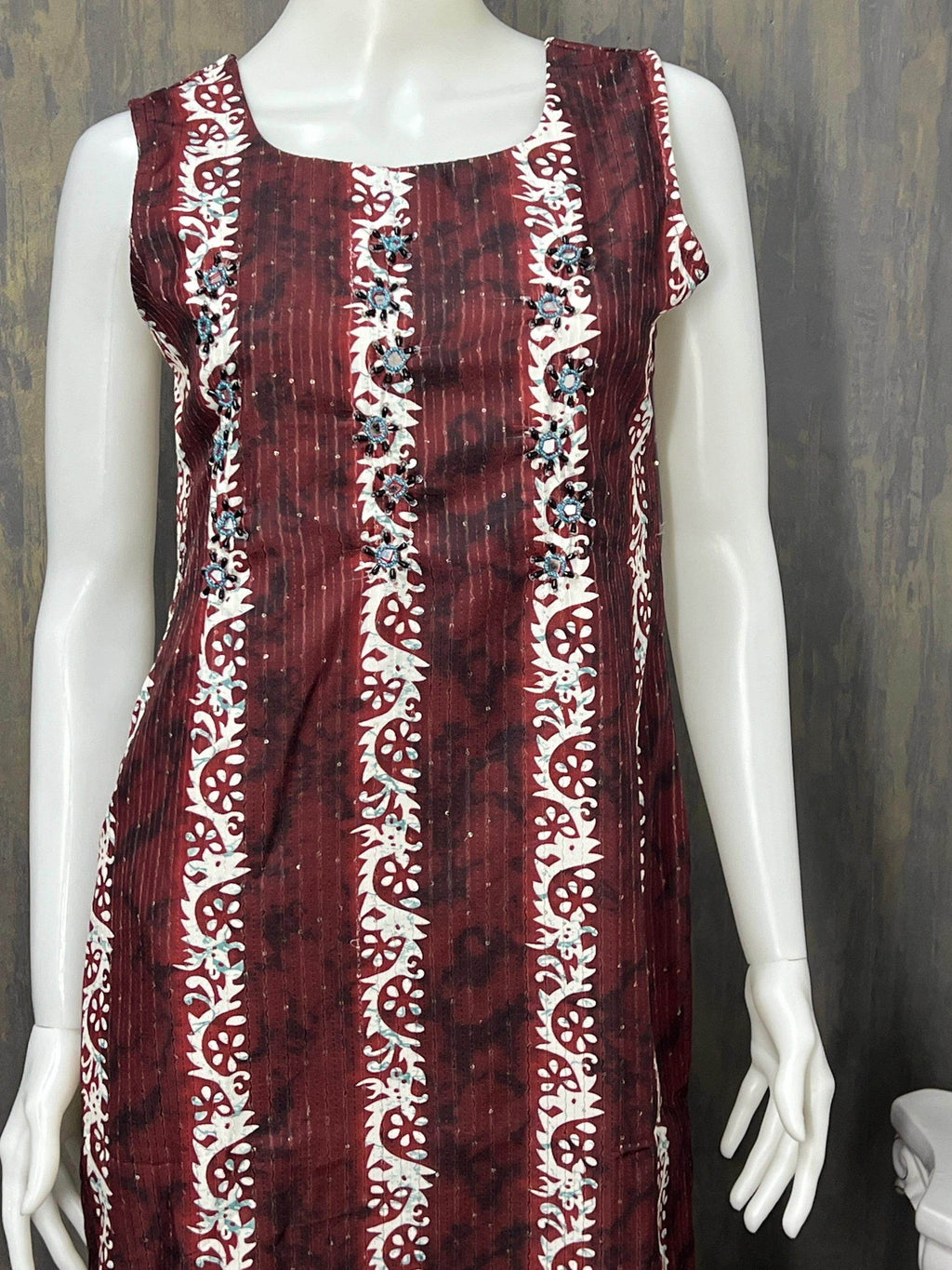 Batik print kurti
