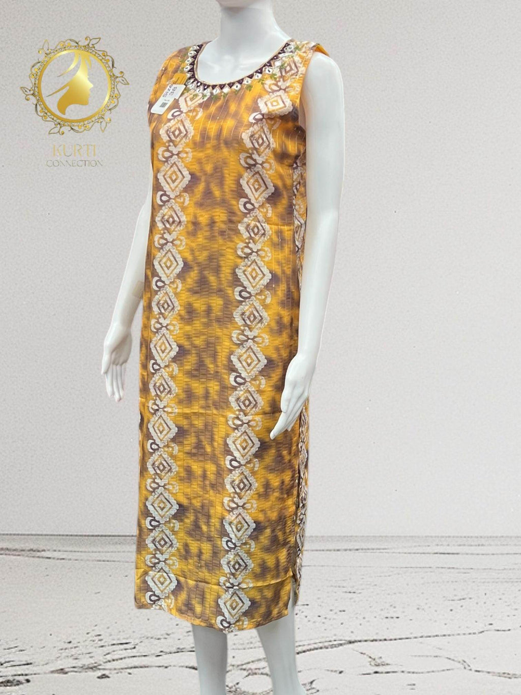 Batik print georgette Kurti