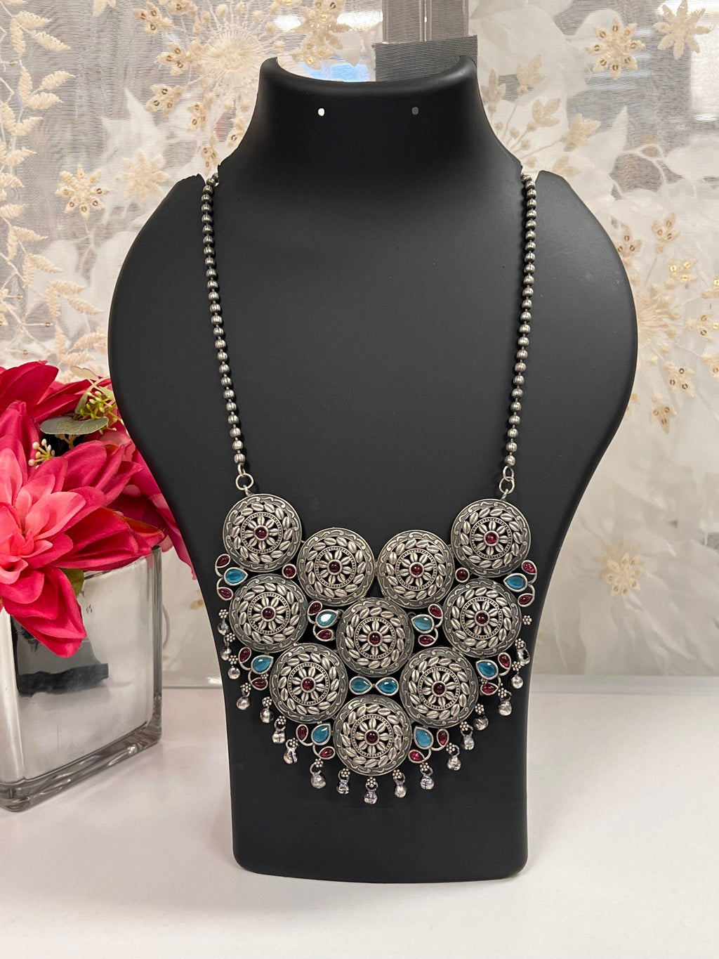 Banjara necklace  | oxidized silver jewelry