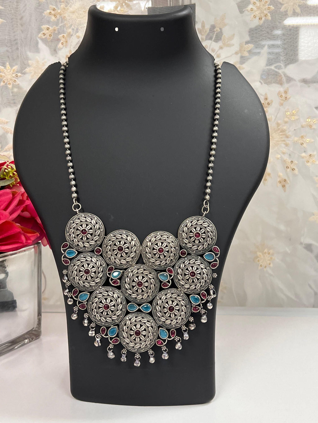 Banjara necklace  | oxidized silver jewelry