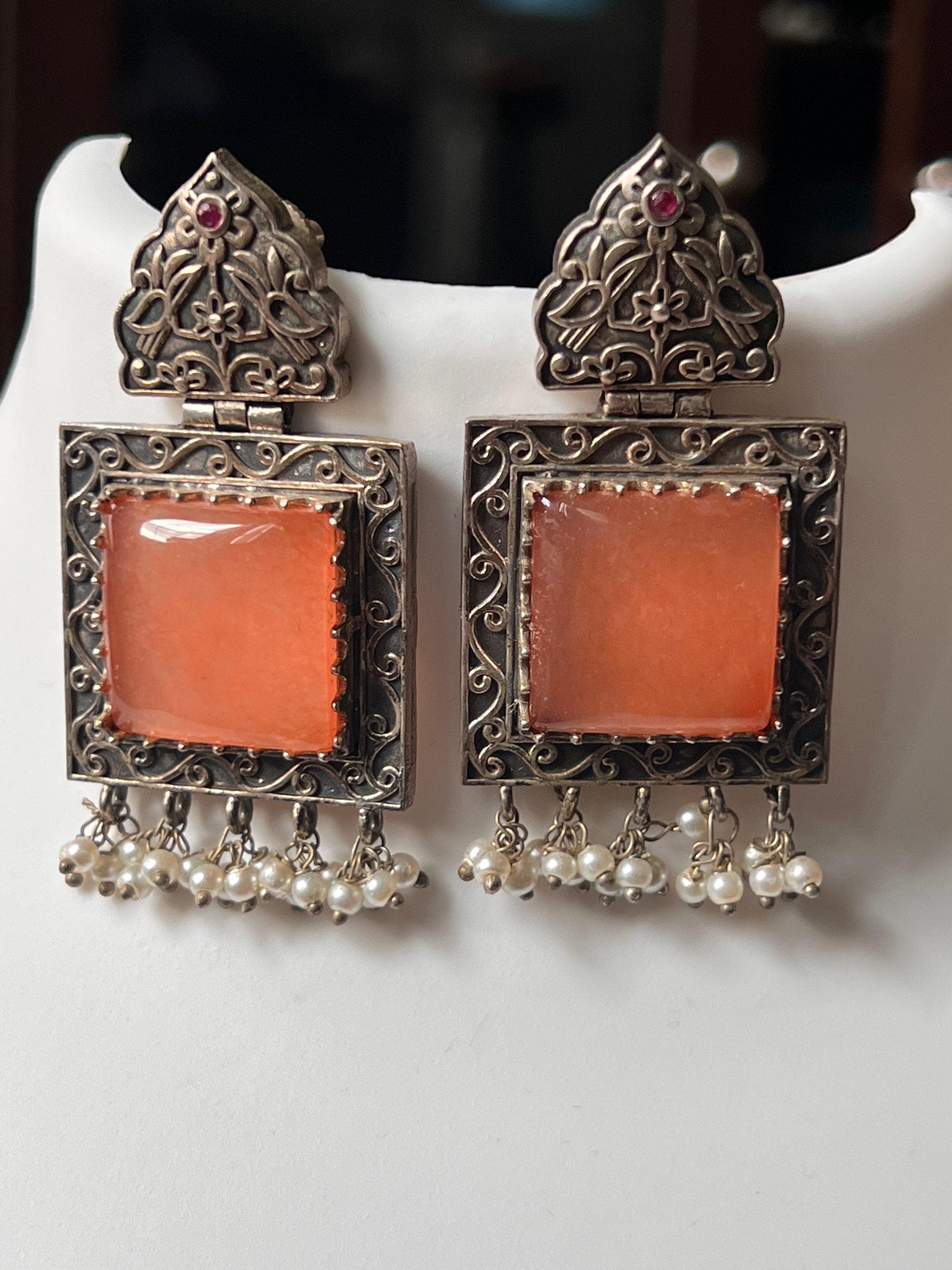 92.5 silver earrings