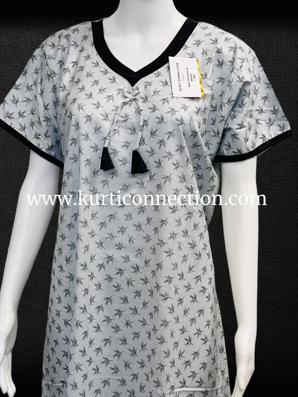 9126 soft cotton nighty, Indian nighty