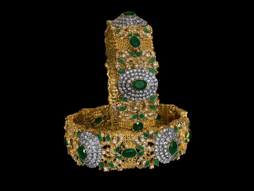 B18 Aria zircon bangles , One pair , Openable  ( READY TO SHIP )