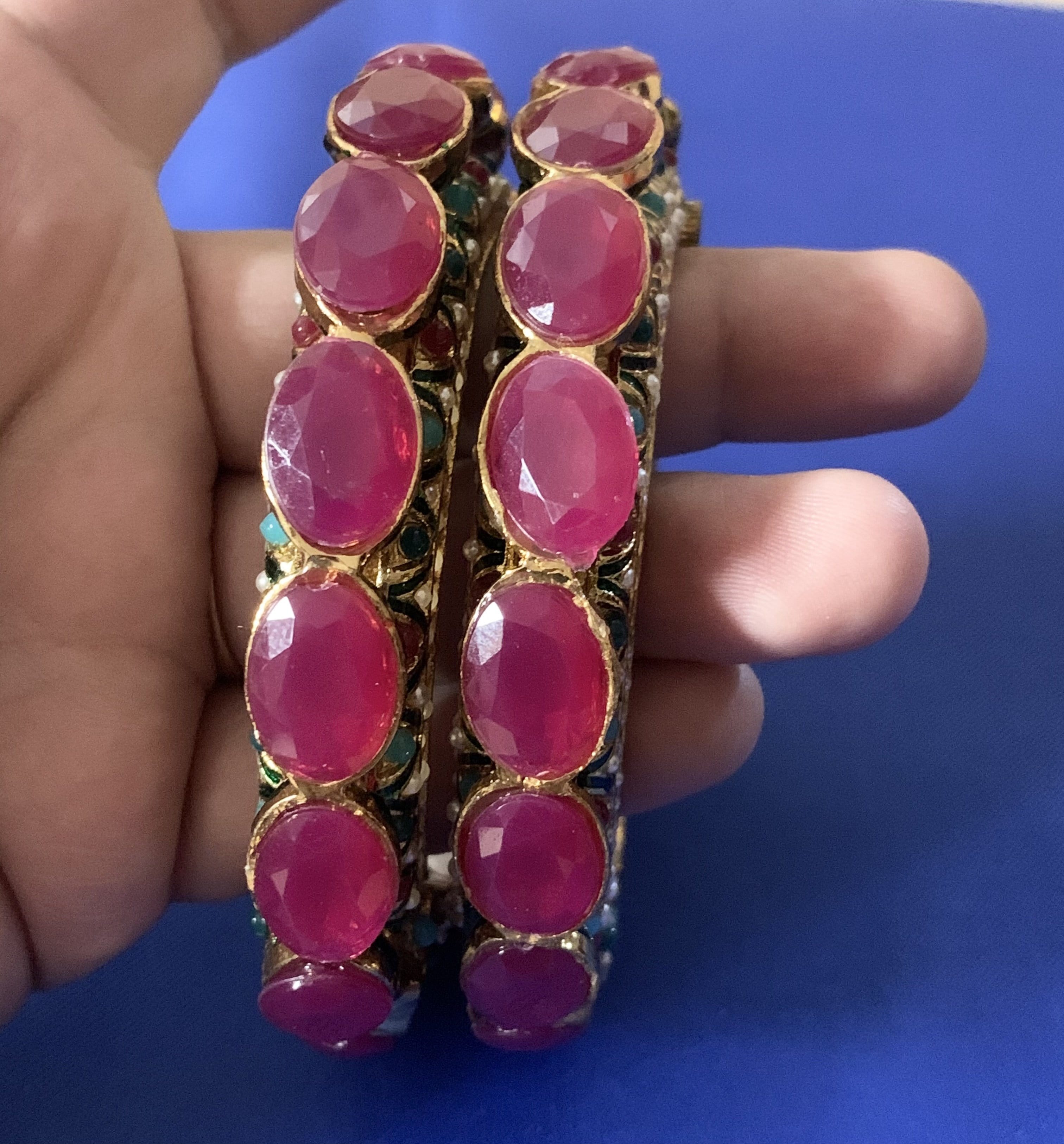 B2 Madhuri Navratan Bangles ( SHIPS IN 3 WEEKS )