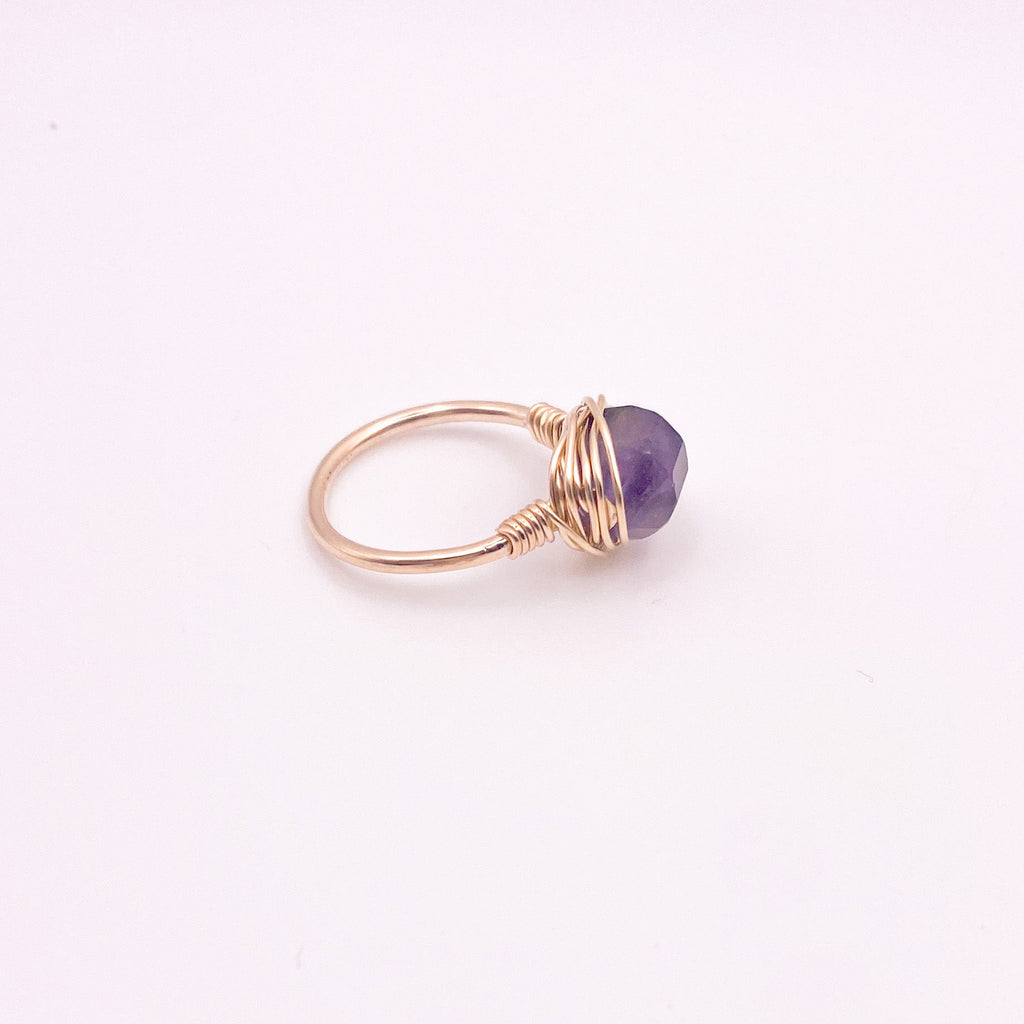 Amethyst Wrap Ring