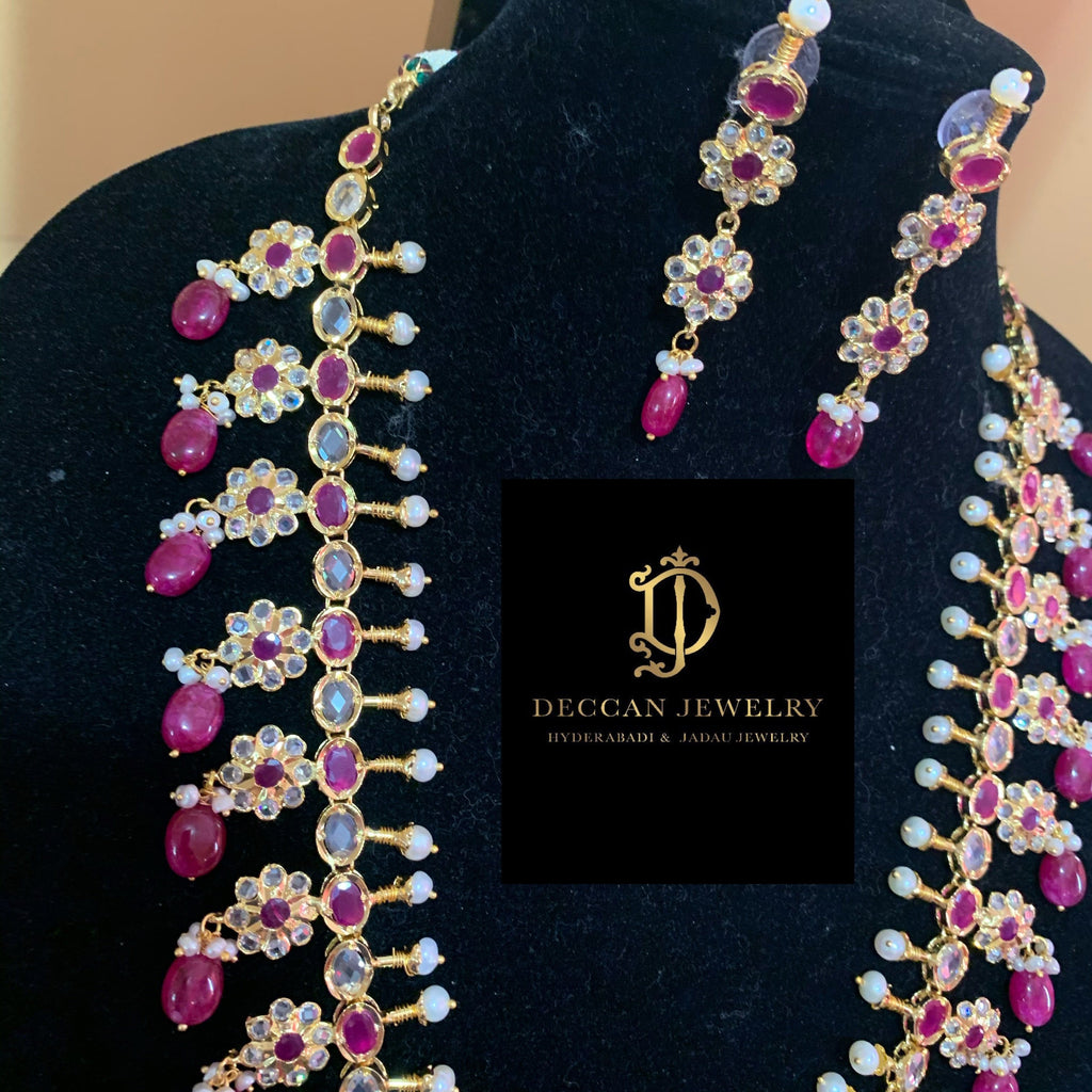 Amana ruby necklace (SHIPS IN 5 WEEKS )