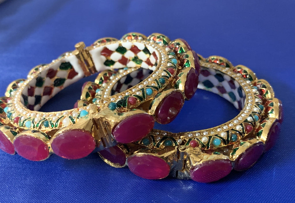 B2 Madhuri Navratan Bangles ( SHIPS IN 3 WEEKS )