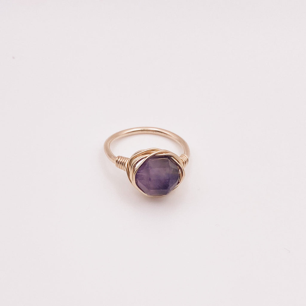 Amethyst Wrap Ring