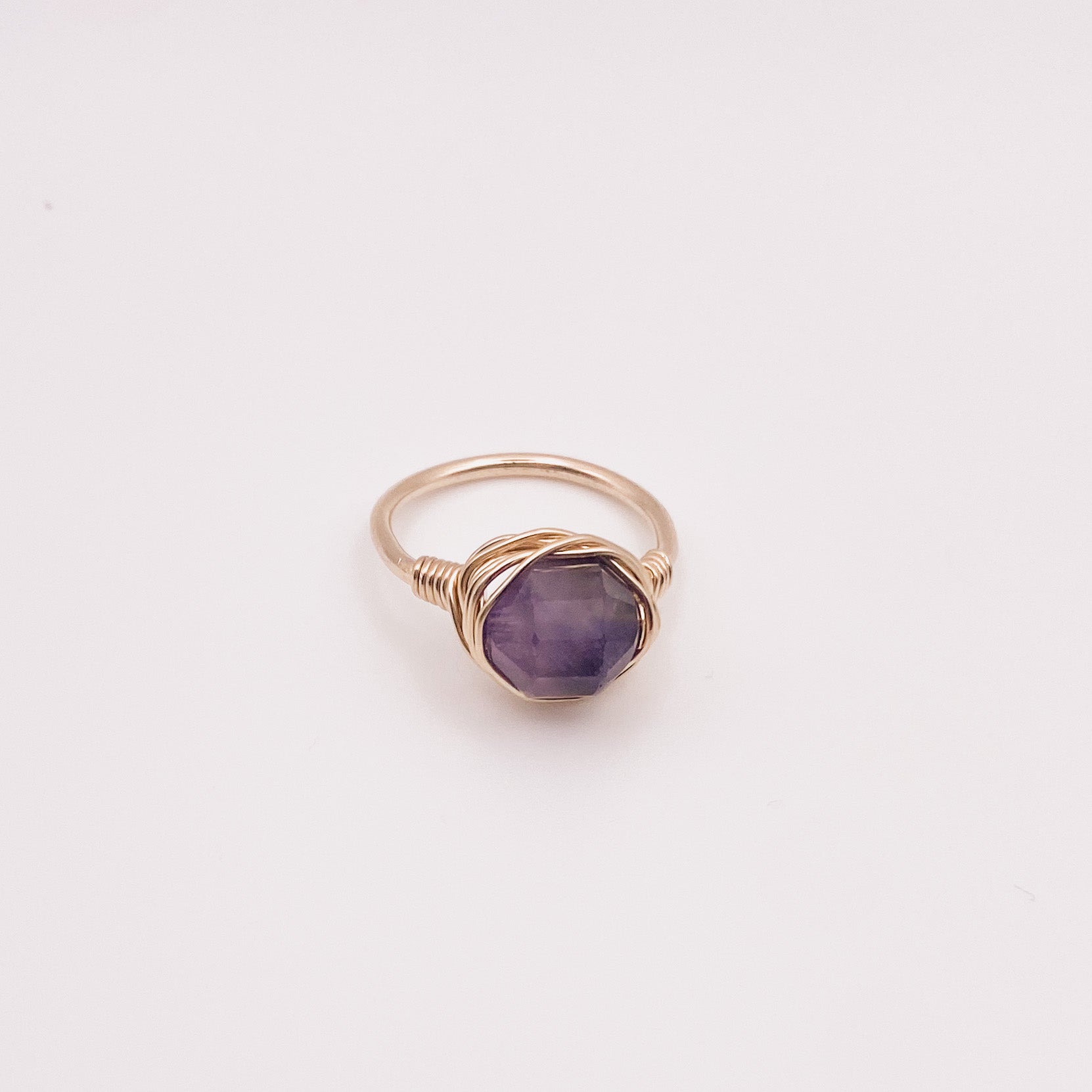 Amethyst Wrap Ring