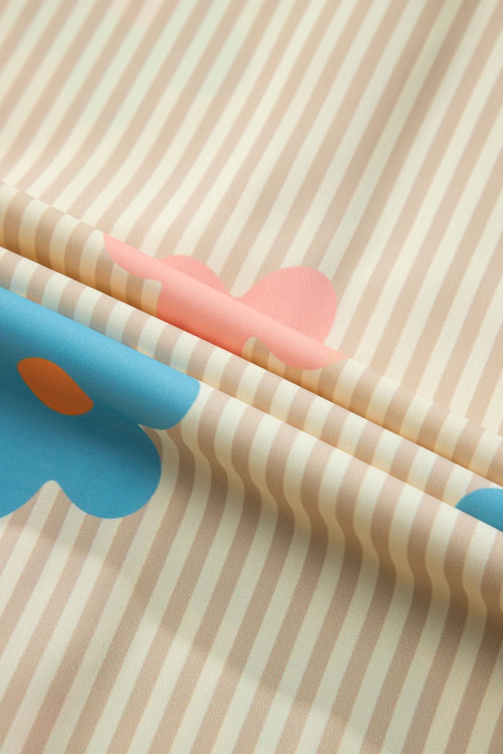 Apricot Floral Button-up Shirt by Love Salve