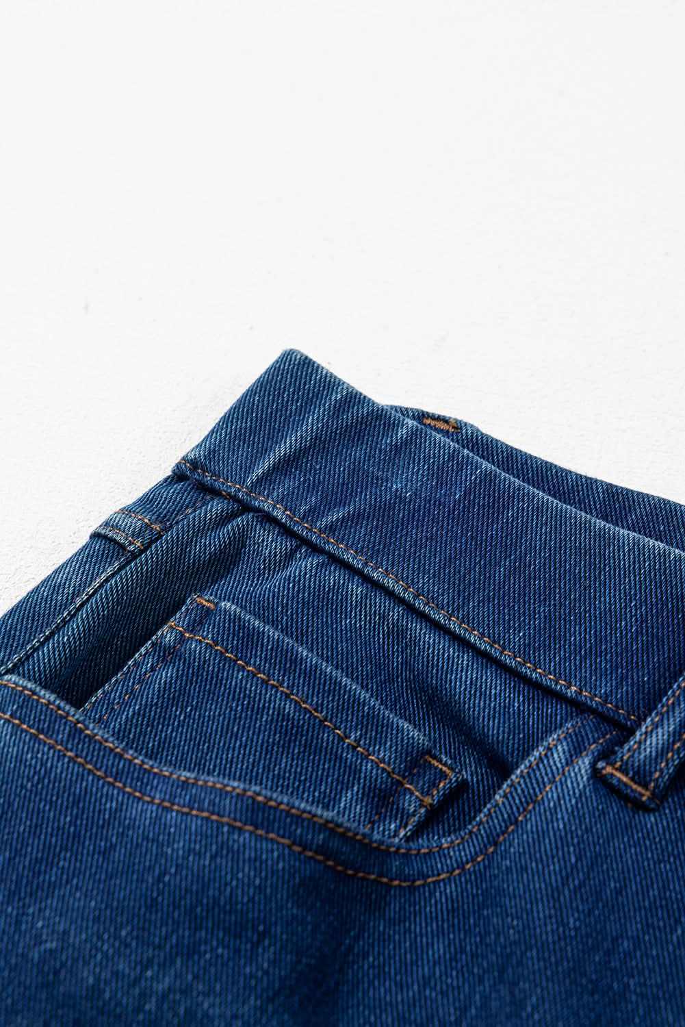 Ashleigh Blue Straight Leg Jeans by Love Salve Comfortable