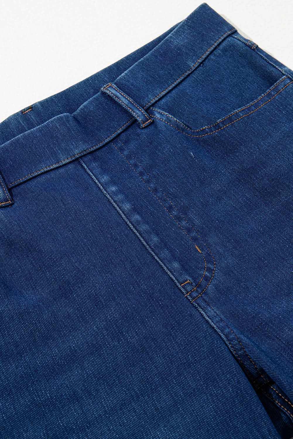 Ashleigh Blue Straight Leg Jeans by Love Salve Comfortable