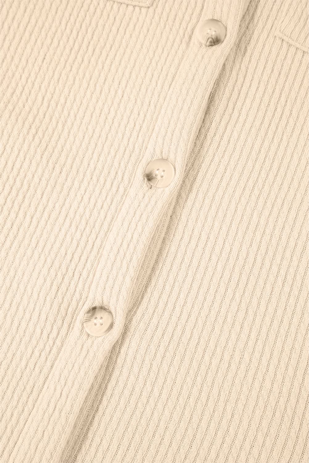 Apricot Corduroy Long Sleeve Shacket by Love Salve