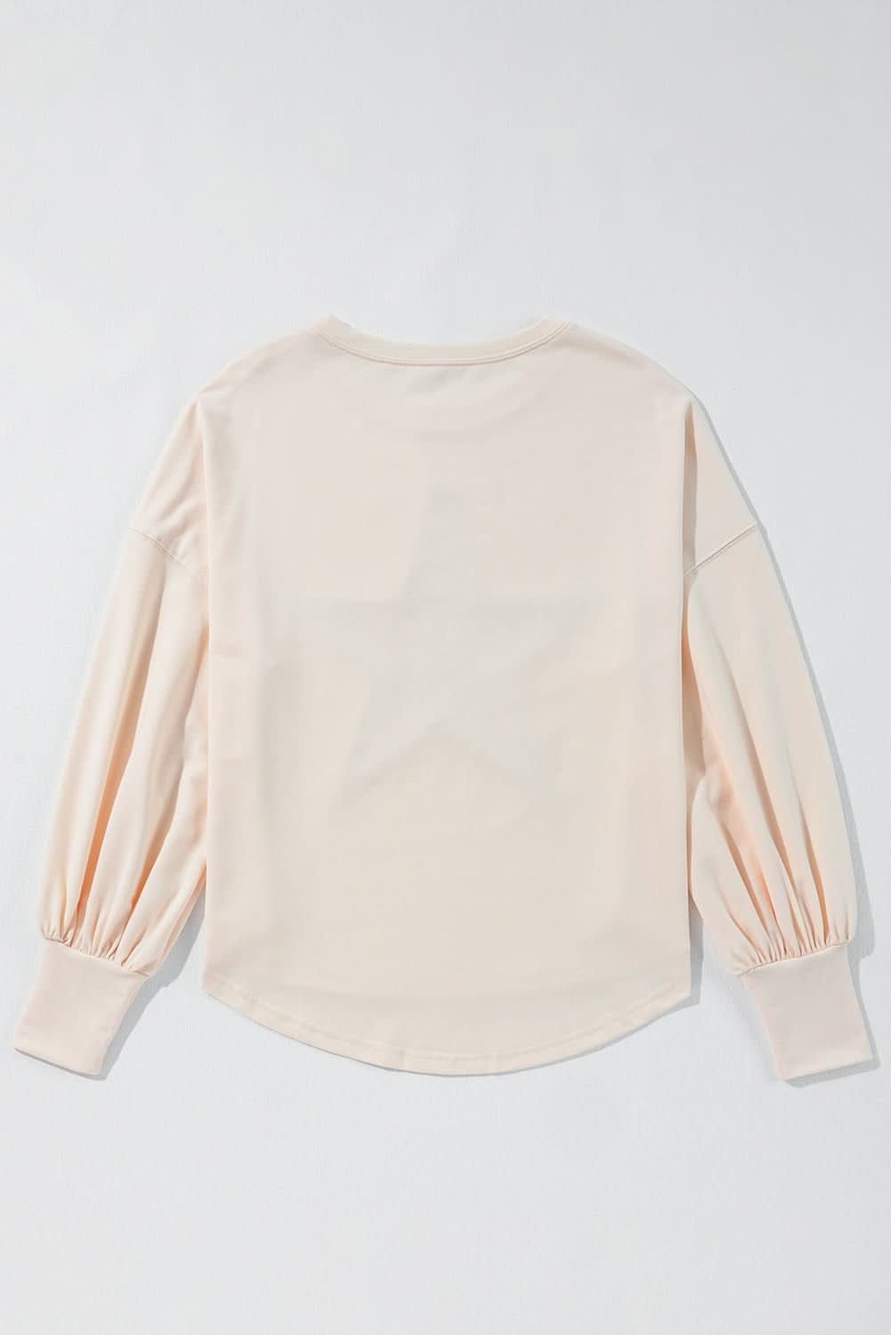 Apricot Oversized Long Sleeve Top by Love Salve