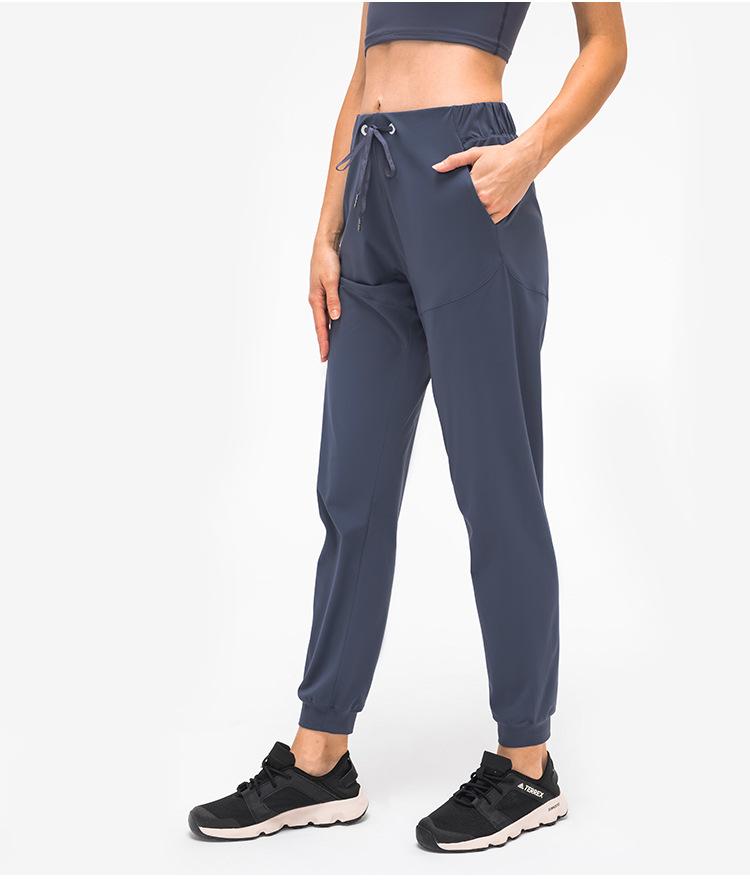 28" Naked Feel Drawstring Workout Gym Joggers Women Bare Cozy Leisure