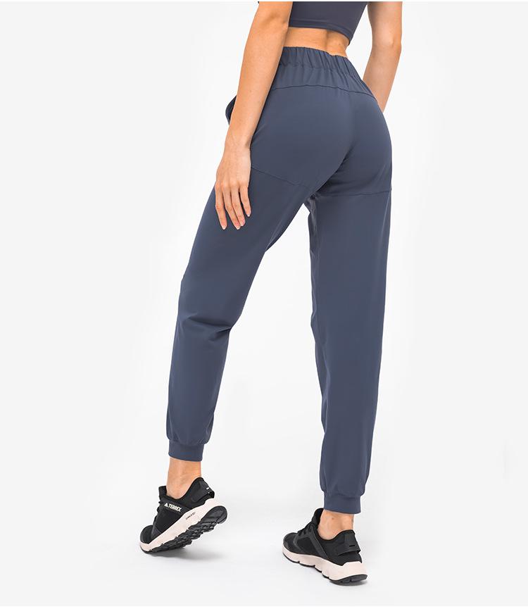 28" Naked Feel Drawstring Workout Gym Joggers Women Bare Cozy Leisure