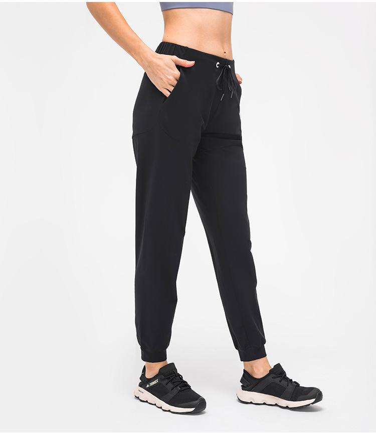 28" Naked Feel Drawstring Workout Gym Joggers Women Bare Cozy Leisure