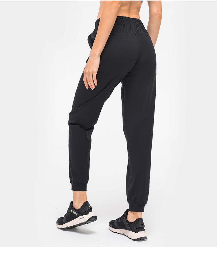 28" Naked Feel Drawstring Workout Gym Joggers Women Bare Cozy Leisure