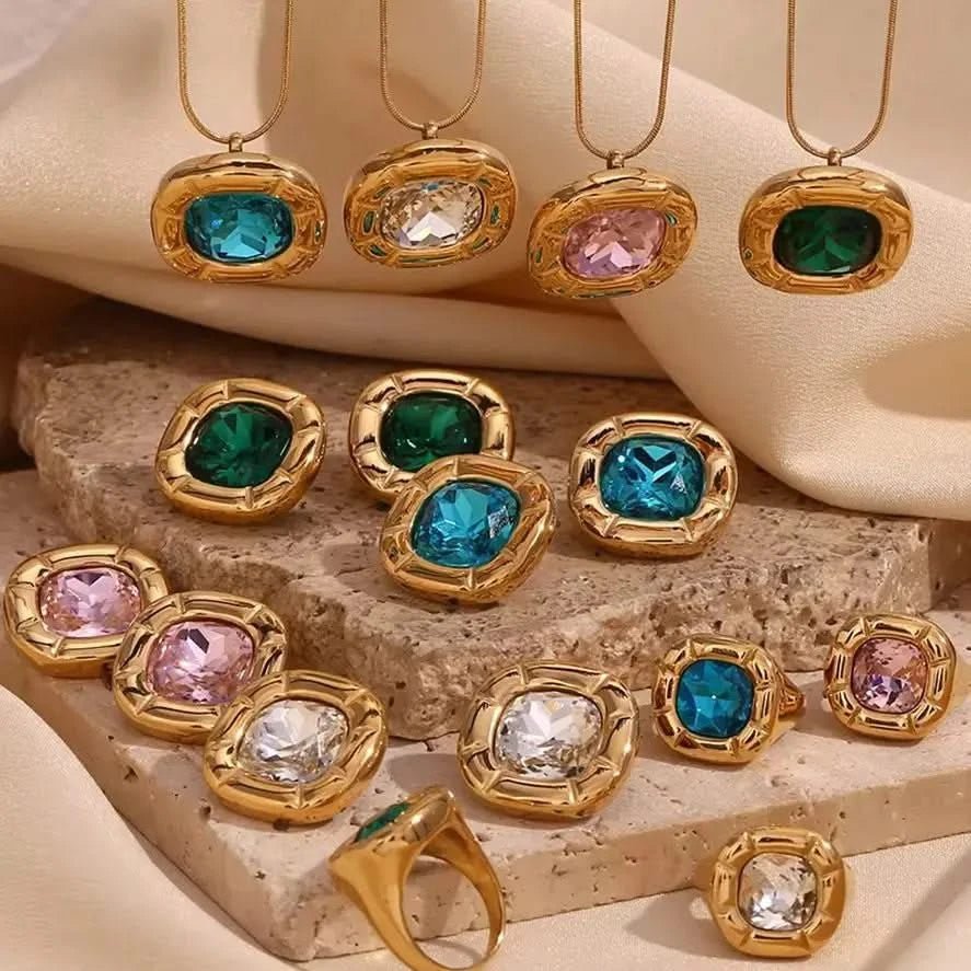 18K Gold Plated Birthstone Zircon Ring