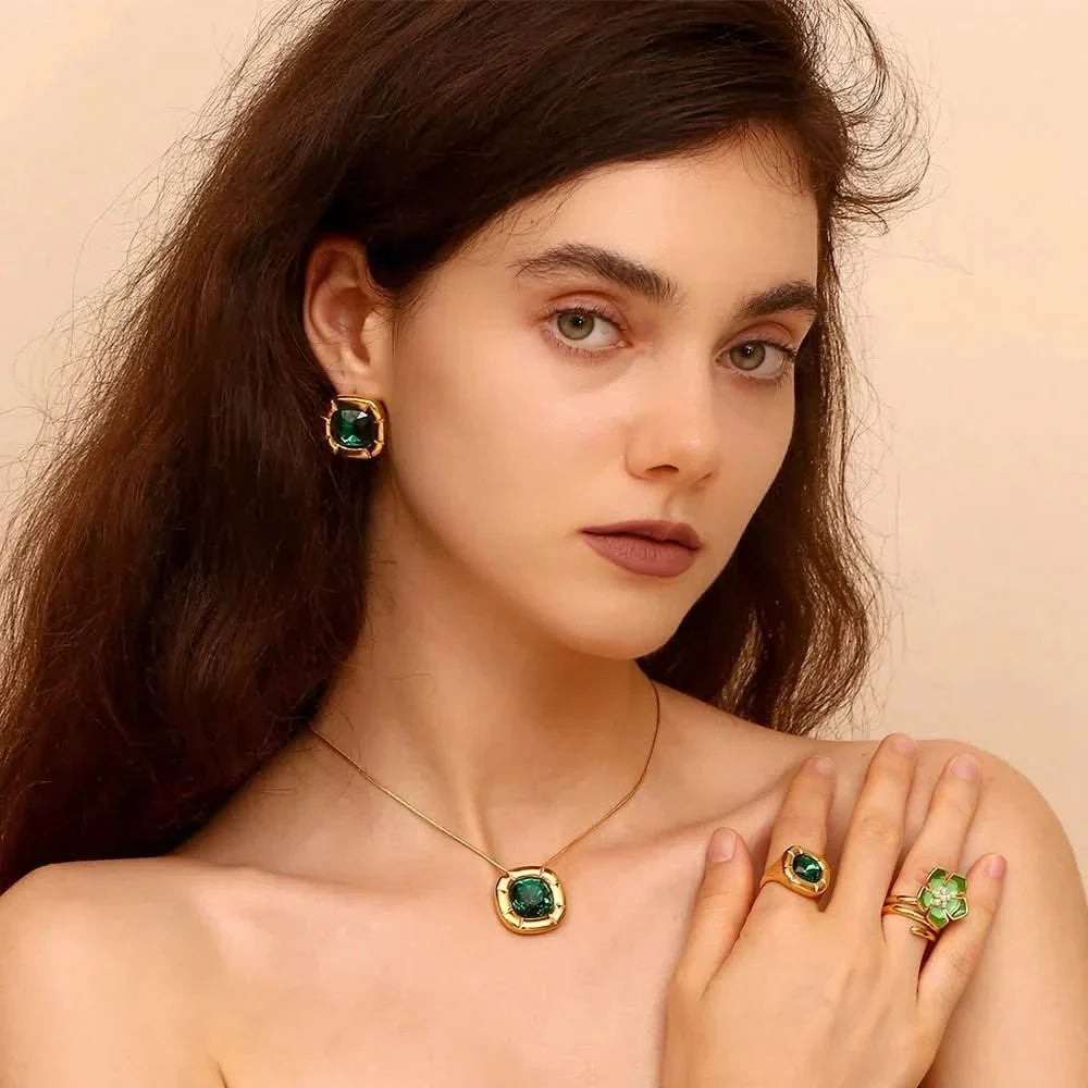 18K Gold Plated Birthstone Zircon Ring