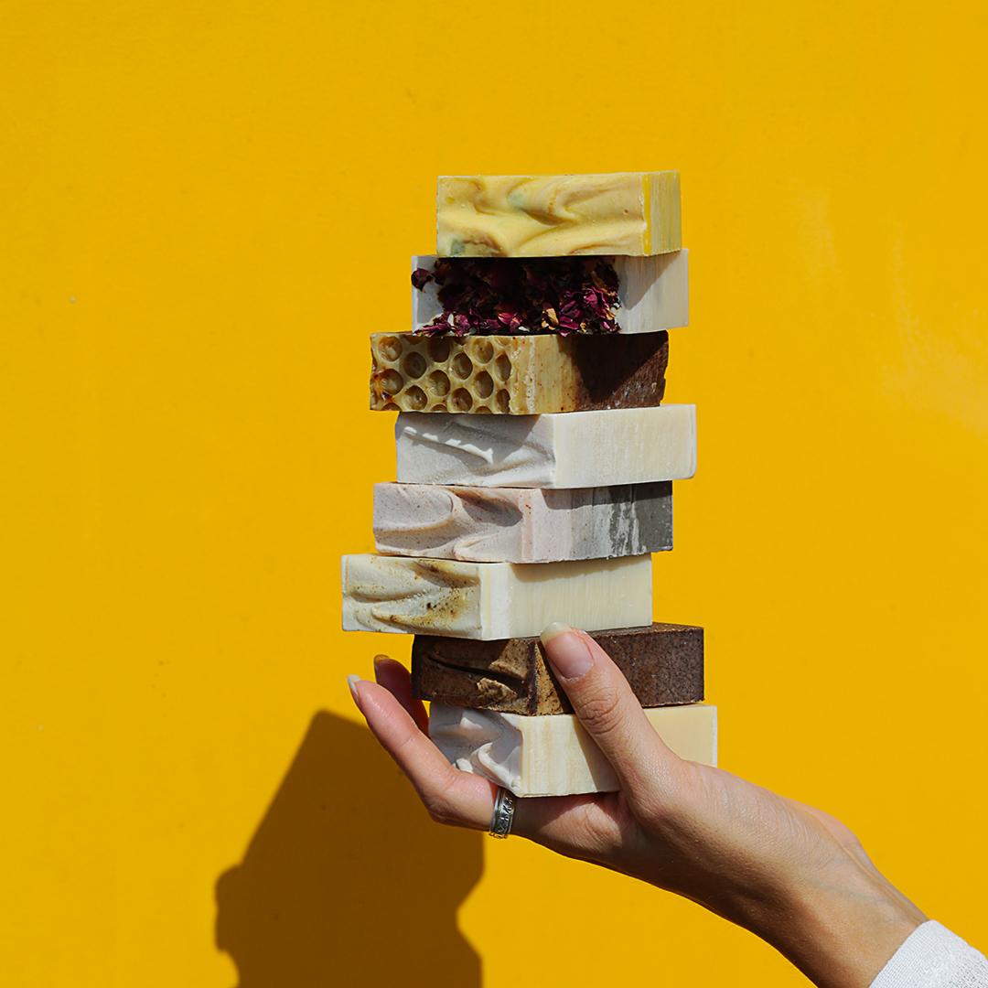 Basiclayersca Artisan Handmade Scented Aloe Vera Soap for