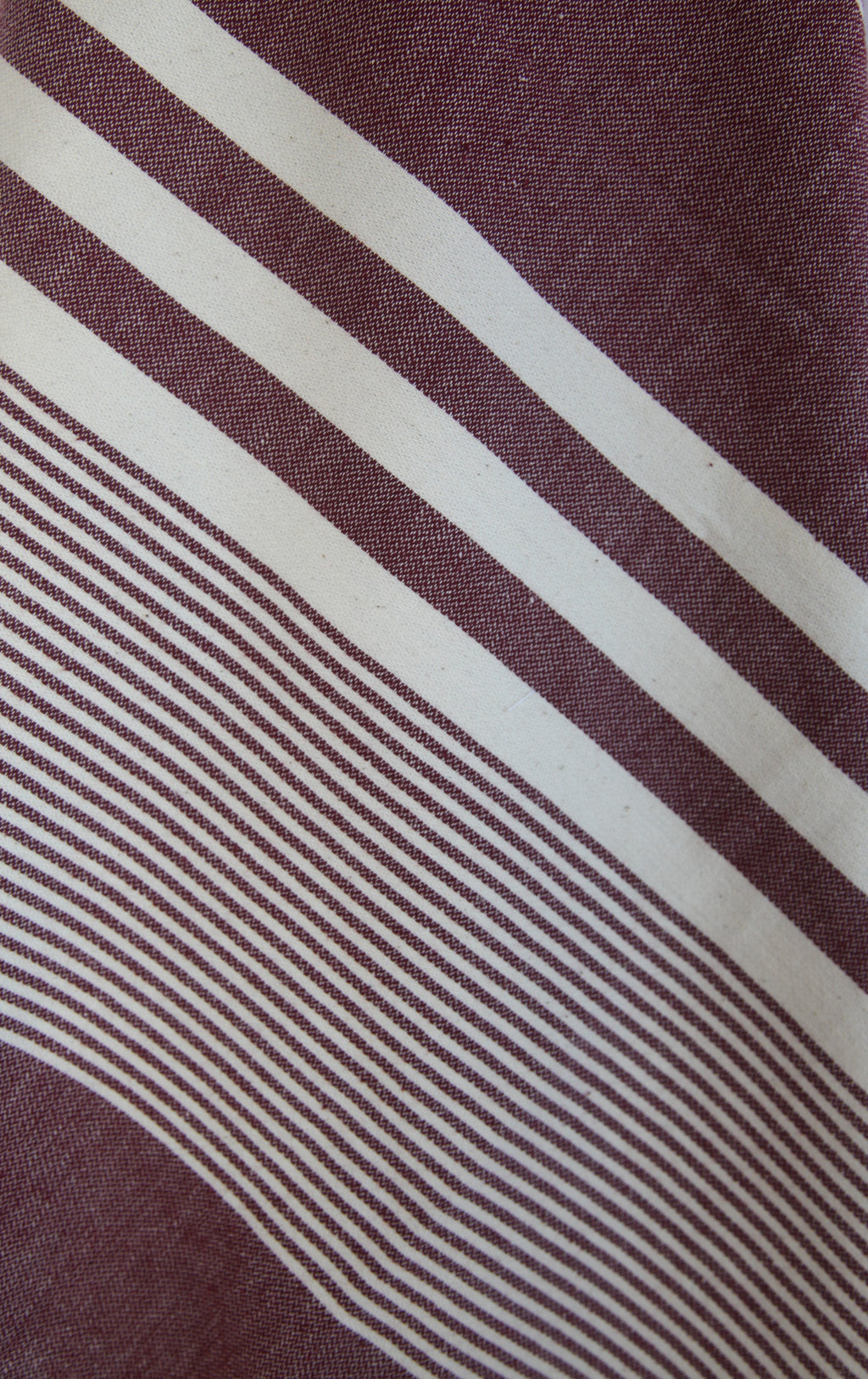 Basiclayersca Burgundy Monte Carlo Turkish Towel 40 Inch by